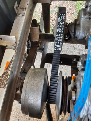 Customer photo review of 42" x 15/16" Double Cogged Drive Belt for Club Car