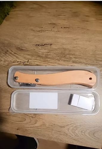 Customer photo review of Wood Pressing Tool for Quilting