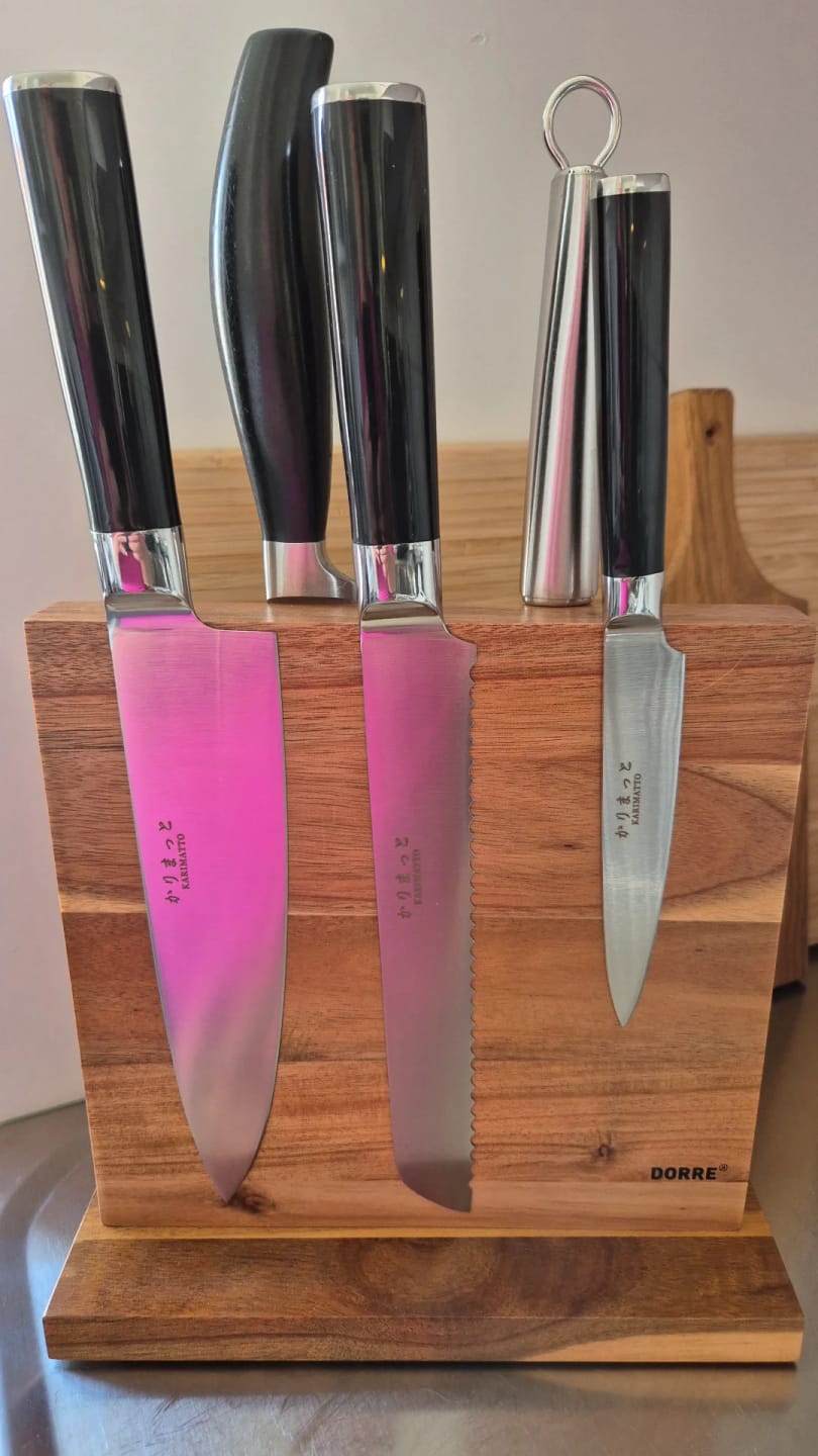 Customer photo review of Dorre Kaya Knivställ, två sidor