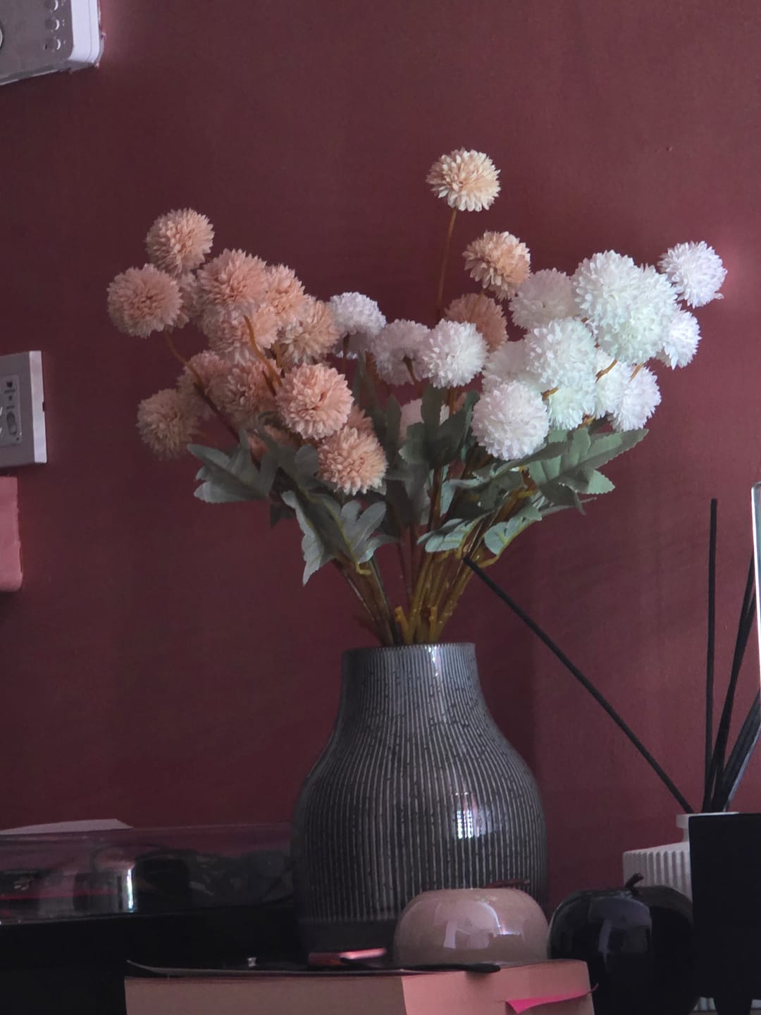 Customer photo review of Fleur de Kiku - Blanc (10 tiges/ 50 pompons)