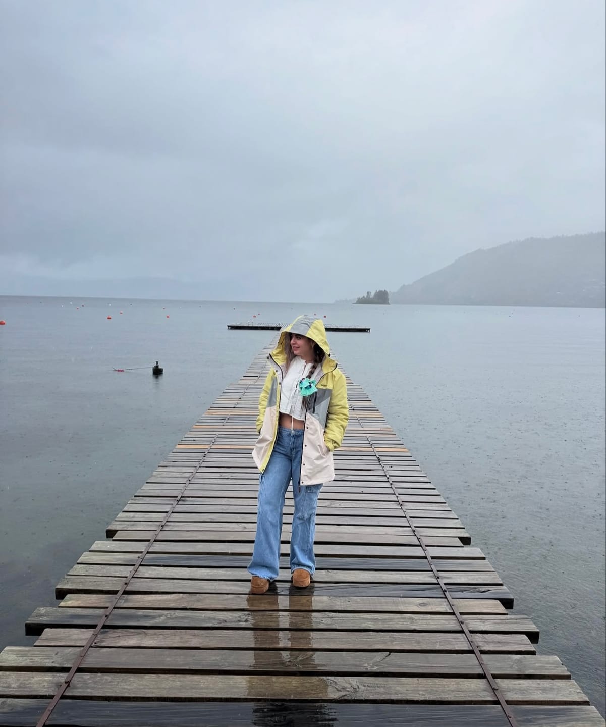 Customer photo review of Parka Impermeable Reversible Camaleon 2 Mujer
