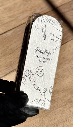 Customer photo review of Willow Pedi-Papers 100 grit (20pcs)