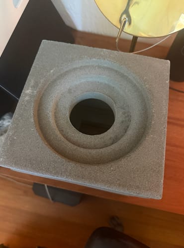 Crater Natural Cement 7 5 Breeze Block Grey