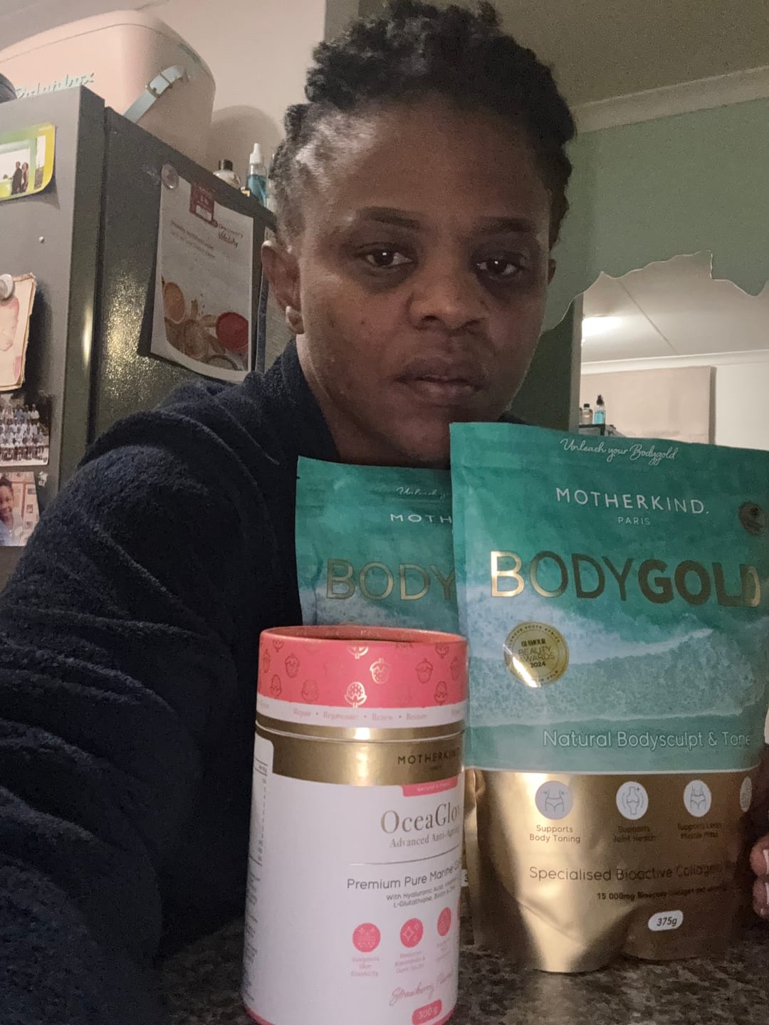 Customer photo review of BodyGOLD Collagen Peptides Starter Kit