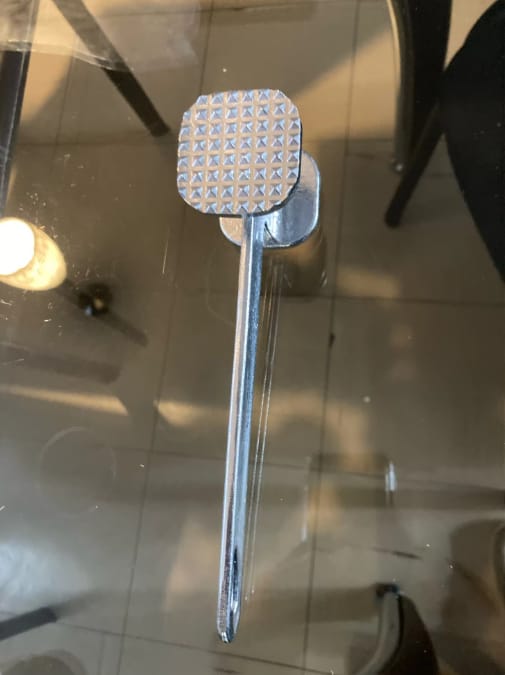 Customer photo review of Double Sided Meat Tenderizer
