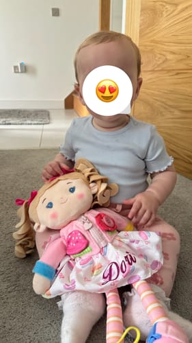 Customer photo review of Personalized Cupcake Girl - Educational Doll