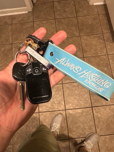 Customer photo review of ALWAYS HUSTLING KEY TAG