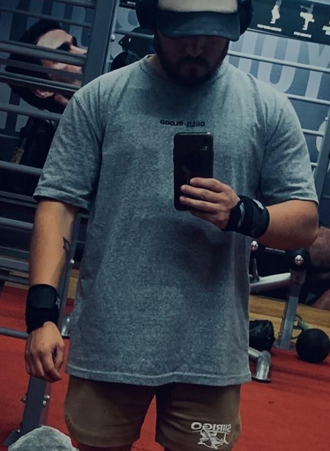 Customer photo review of POLERA BASIC SPARK GREY & BLACK