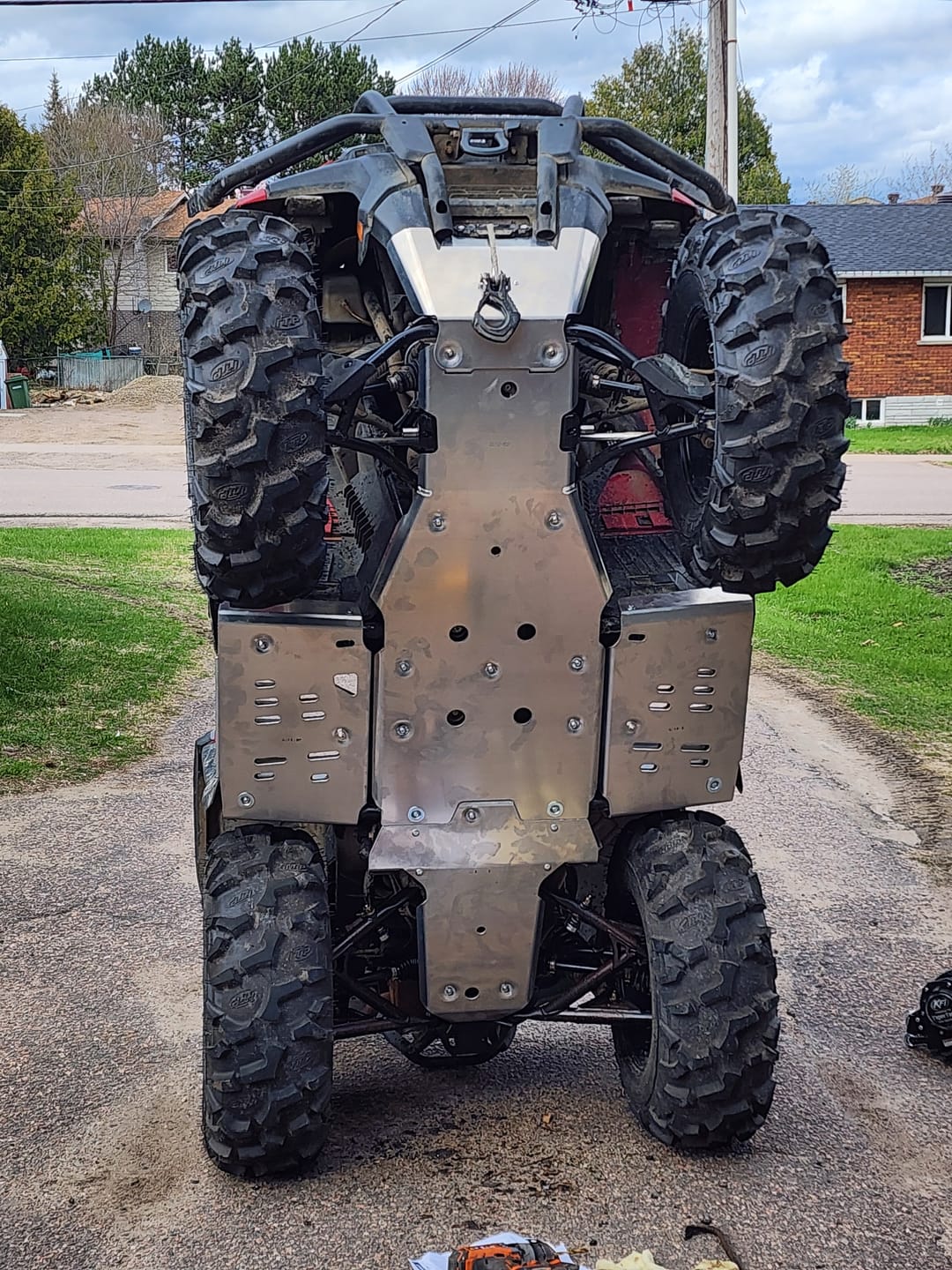 Customer photo review of Full Skid Plate Kit — Can-Am Outlander 500/700/PRO (2023+)