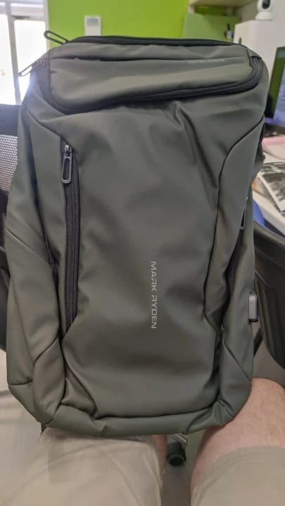 Customer photo review of Compacto Pro: MarkRyden Top Seller Futuristic Design Simple Large Capacity Daily Backpack