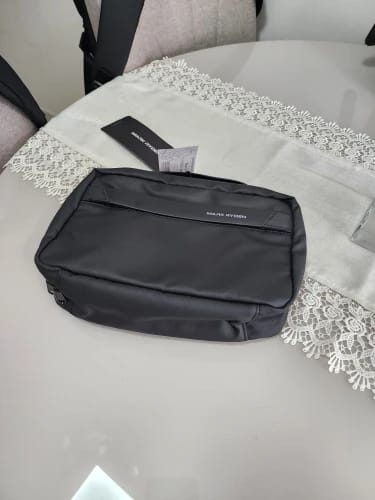 Customer photo review of Compact Size and Large Capacity Multi-Layer Paged Washbag