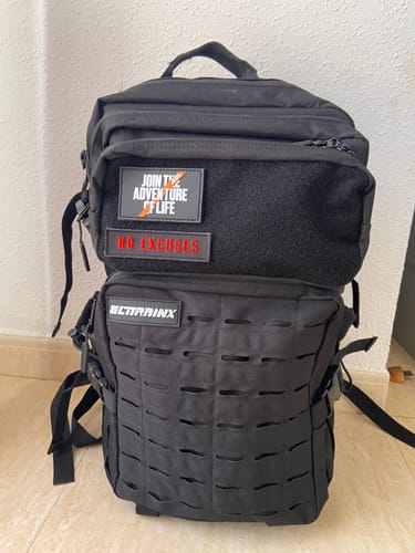 Customer photo review of Mochila Táctica V2 45L All In Negro