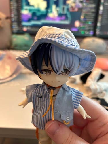 Customer photo review of Daily Series Hat Bubble 1/12 BJD Clothing Set
