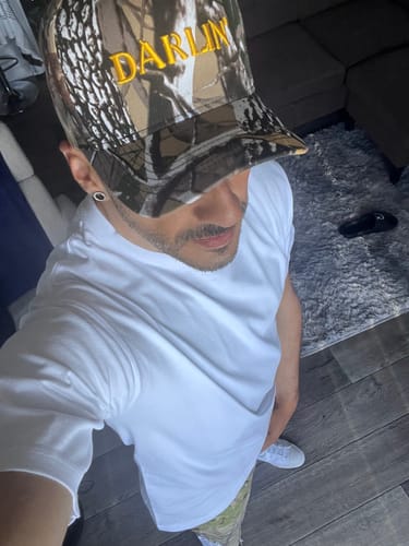 Customer photo review of Darlin' Snapback (Camo/Gold)