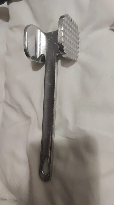 Customer photo review of Double Sided Meat Tenderizer