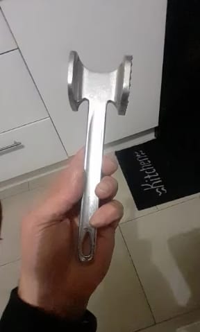 Customer photo review of Double Sided Meat Tenderizer