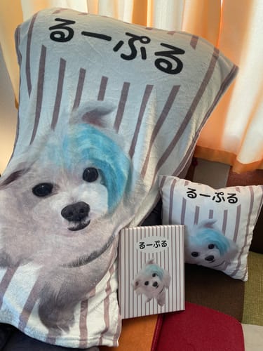 Customer photo review of Petcanva©オーダーメイド ペット似顔絵