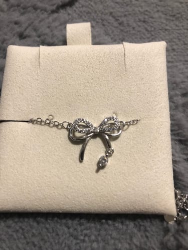 Customer photo review of Diana Bow Bracelet