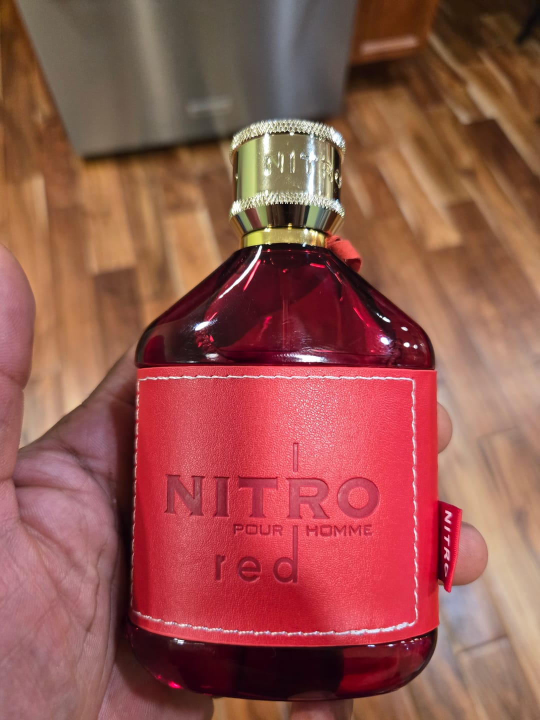 Customer photo review of Dumont Nitro Red Eau De Parfum for Men - 3.4 oz