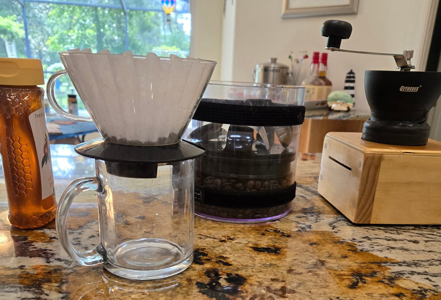 Customer photo review of Kalita Wave 185 Coffee Filters - 100ct