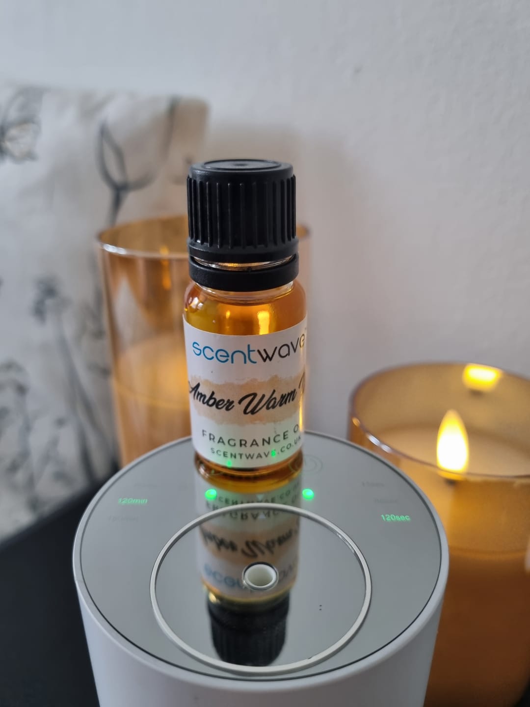 Customer photo review of Amber & Warm Wool Fragrance Oil