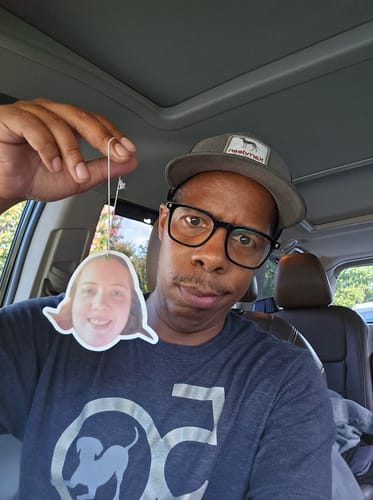 Customer photo review of Custom Shape Air Freshener