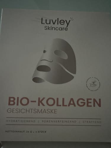 Customer photo review of Bio-Kollagen Gesichtsmaske