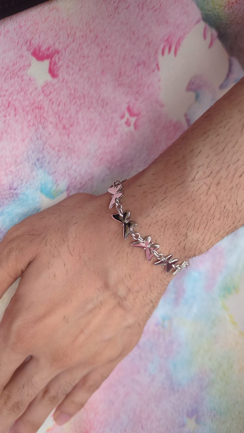 Customer photo review of BUTTERFLY BRACELET (ADJUSTABLE)