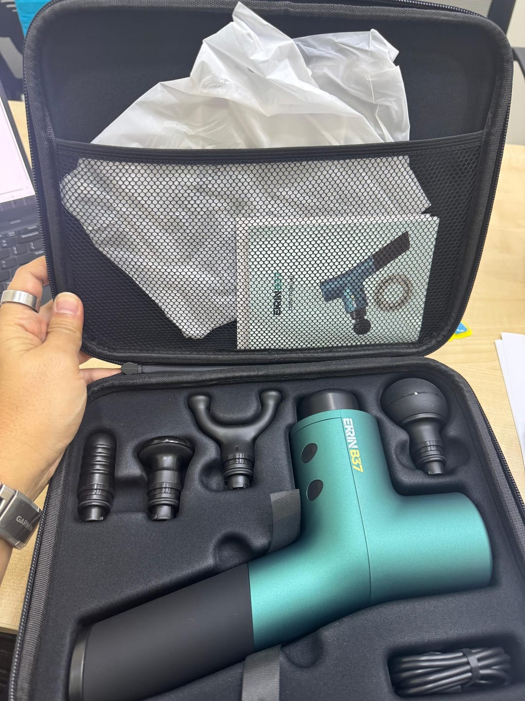 Customer photo review of B37 Percussion Massager