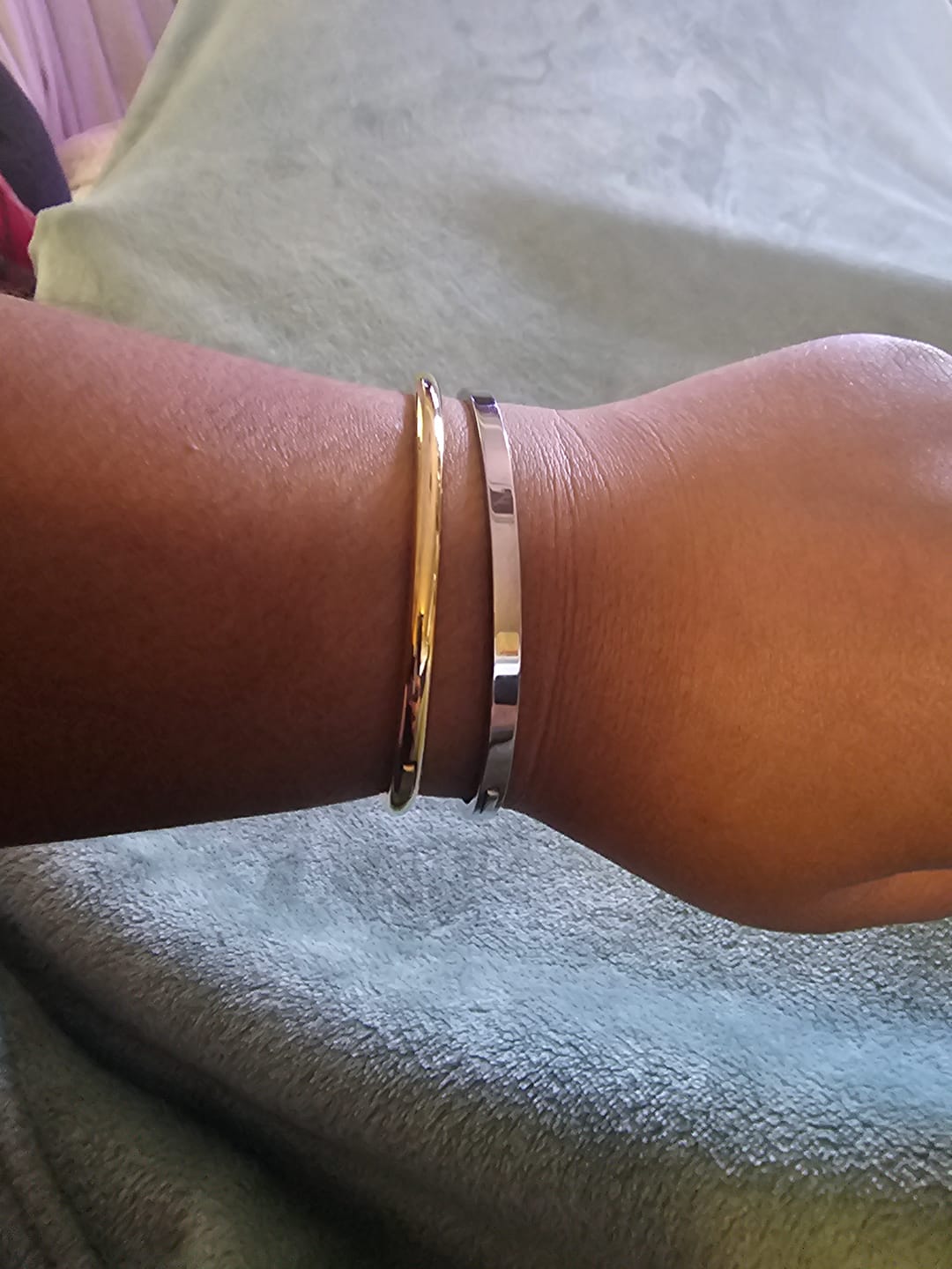 Customer photo review of Classic Flat Bangle