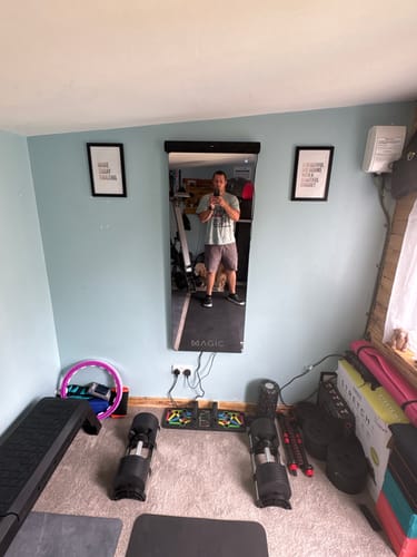 Customer photo review of MAGIC AI: Fitness Smart Mirror