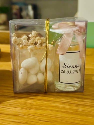 Customer photo review of Coffret dragées & cologne