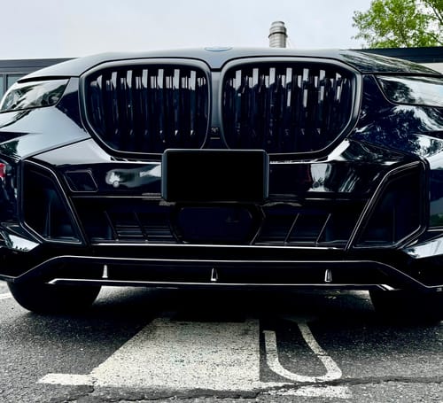 Customer photo review of Fits 2019-2025 BMW G05 X5 with M Sport Front Splitter Lip Spoiler