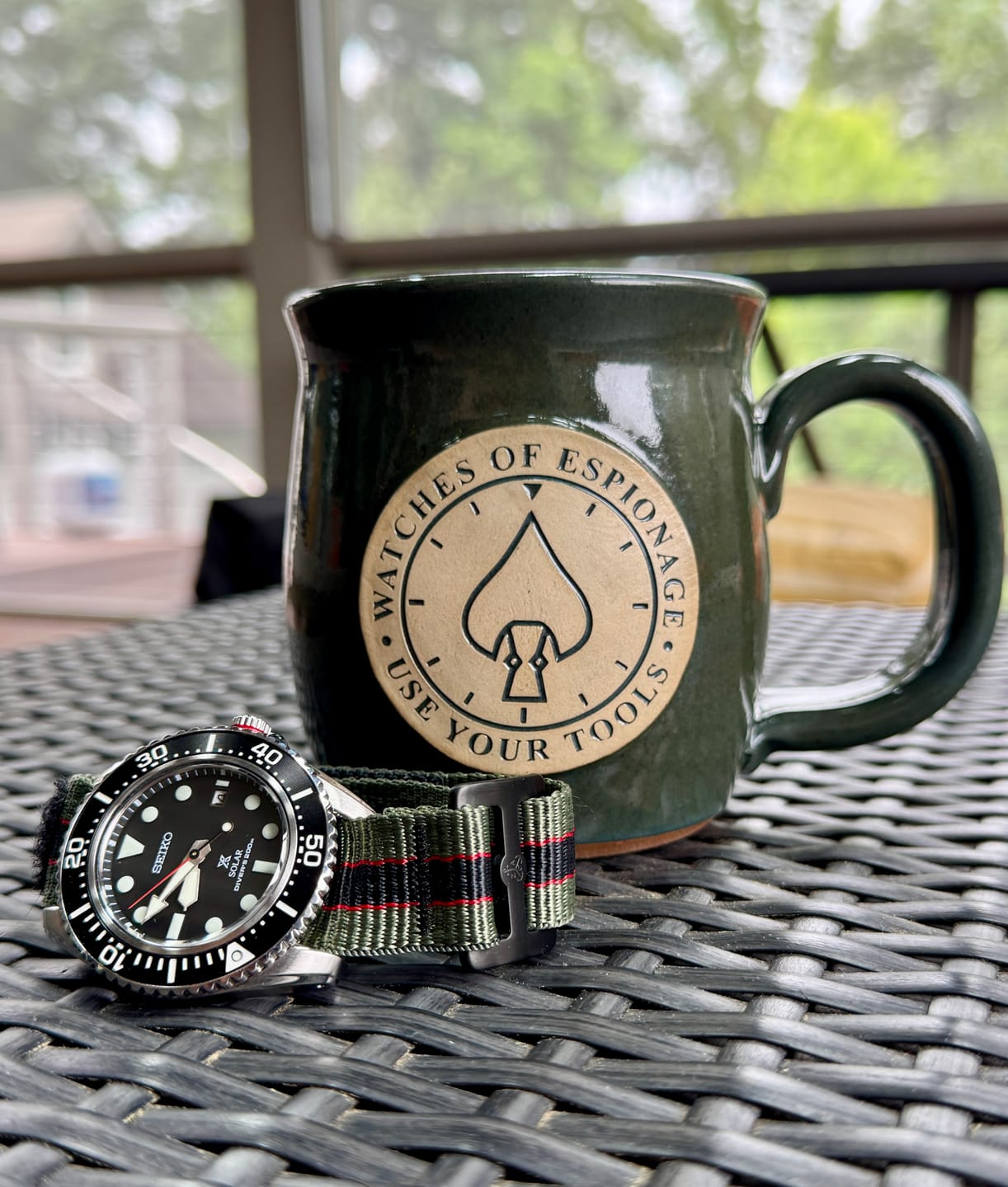 Customer photo review of W.O.E. Use Your Tools Coffee Mug