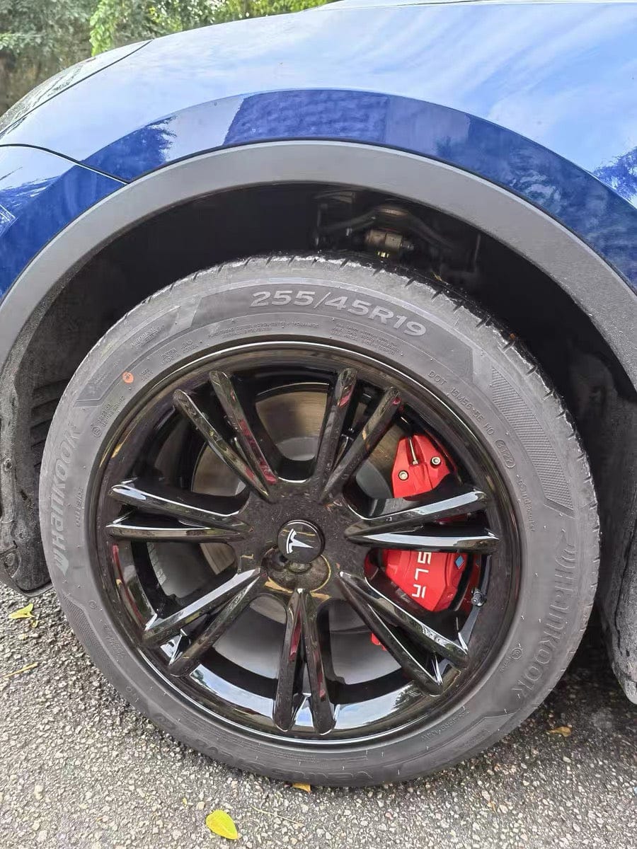 Customer photo review of Aluminum Alloy Caliper Cover For Model 3/Y/3 Highland/Y Juniper/X/S/Cybertruck(Set of 4pcs)