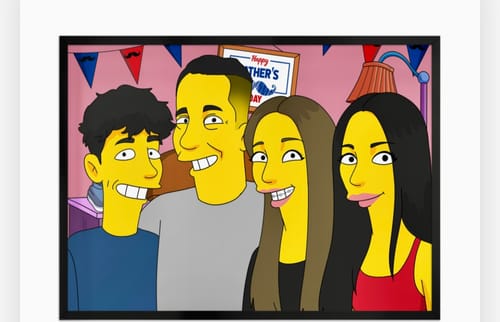 Customer photo review of Turn Me Yellow — Digital Portrait