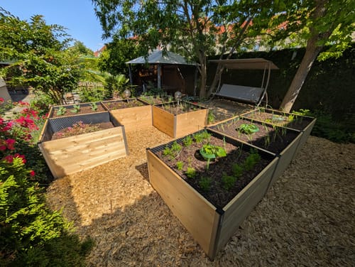 Customer photo review of 3m² Hochbeet ErnteMAXX in Rechteckform erhältlich in 3 Höhen