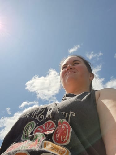 Customer photo review of Life's Too Short Tomatoes Tank Top