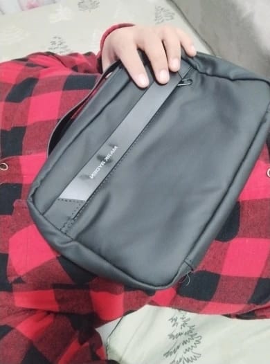 Customer photo review of Compact Size and Large Capacity Multi-Layer Paged Washbag