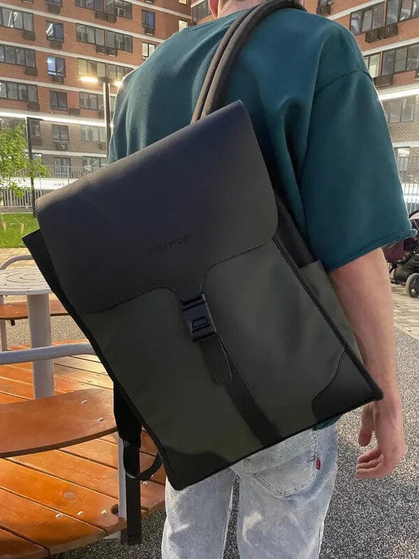 Customer photo review of MUKE I: School Style Classic Business Work Black Oxford Backpack