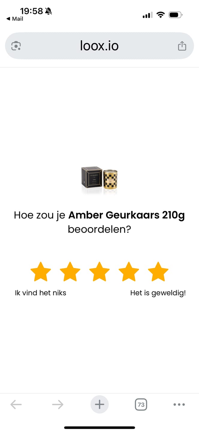 Customer photo review of Amber Geurkaars 210g