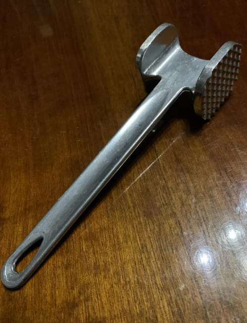Customer photo review of Double Sided Meat Tenderizer