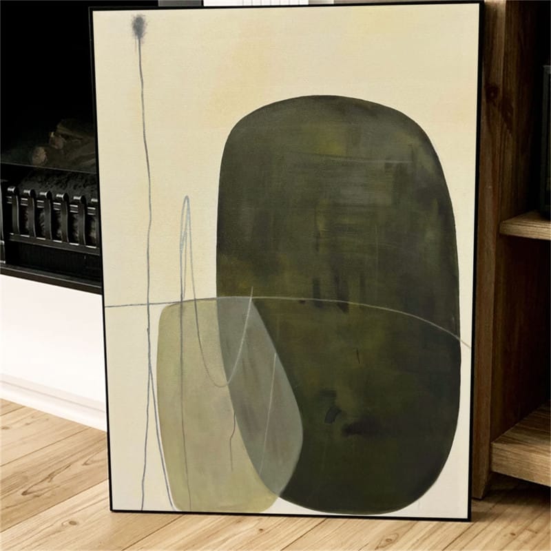 Customer photo review of Abstract Painting Canvas #AP068