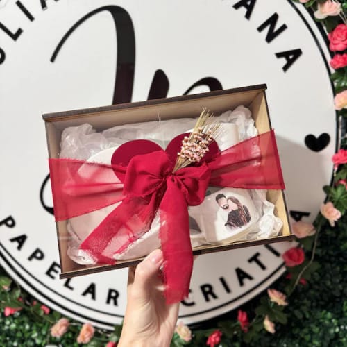 Customer photo review of Decorative wooden slide heart box laser cut svg file