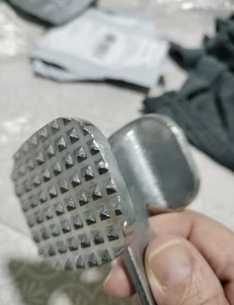 Customer photo review of Double Sided Meat Tenderizer