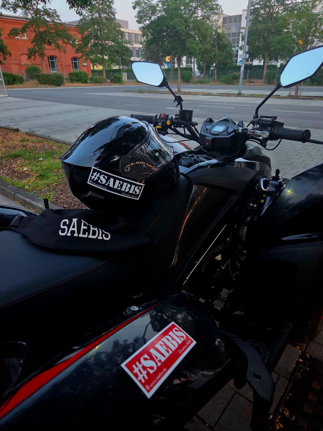 Customer photo review of SAEBIS® Sticker rot 50x148mm 10er Set