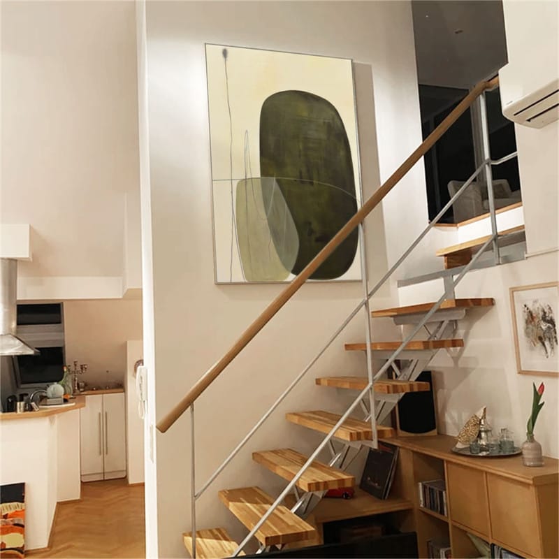 Customer photo review of Abstract Painting Canvas #AP068