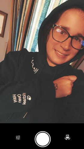 Customer photo review of Personalized Mom Embroidered Sweatshirt Hoodie