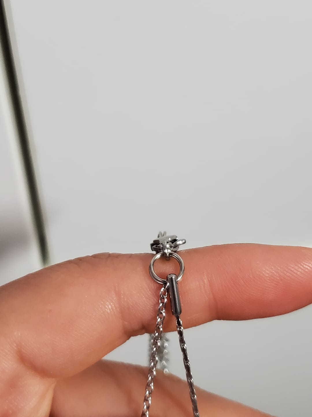 Customer photo review of Saint Necklace - Silver