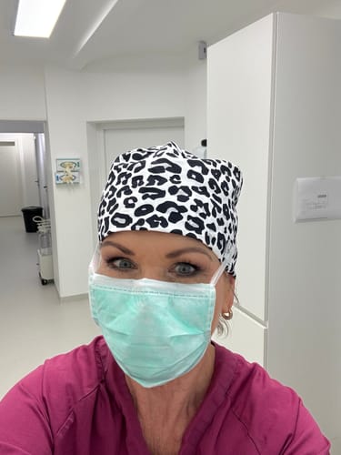 Customer photo review of Komfort OP Haube Schneeleo